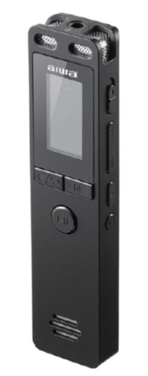 Aiwa DVR-A400 dyktafon Pamięć wewnętrzna i karty pamięci flash Czarny
