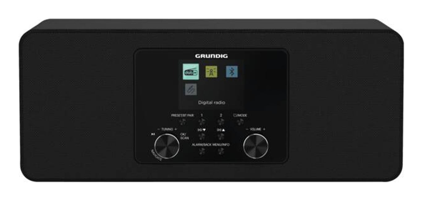 Grundig DTR 4600 2.0 DAB+ Przenośny Analogowe i cyfrowe Czarny