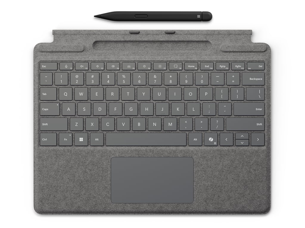 Microsoft Surface Pro Keyboard + Slim Pen QWERTY Microsoft Cover port Platyna 8X8-00170