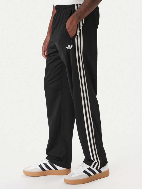 adidas Spodnie dresowe Firebird KD8315 Czarny Loose Fit