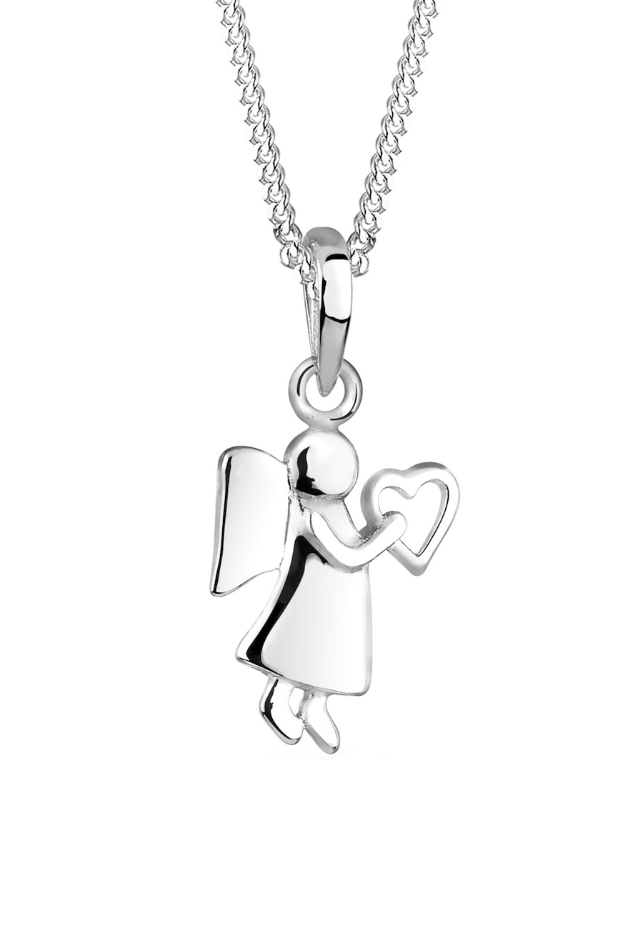 Elli Talizman damski Anielskie Serce, srebro 925 Sterling Silver Naszyjniki 1 ct Damski