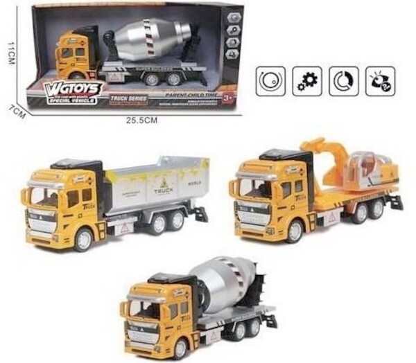 Auto budowlane z napędem mix