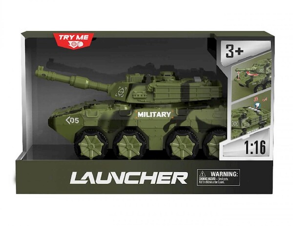 Czołg wojskowy ze światłem i dźwiękiem