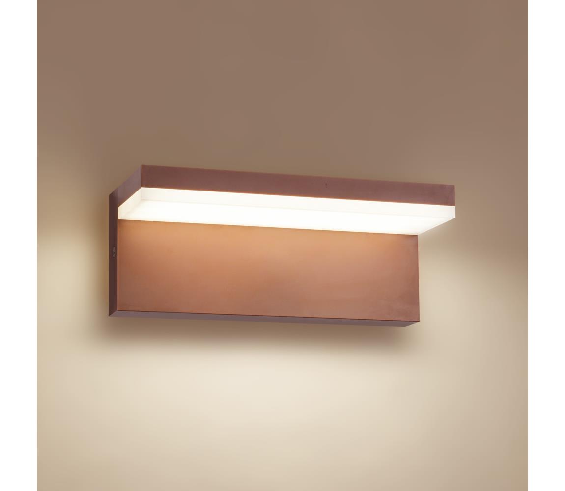 Brilagi - Zewnętrzny kinkiet LED TESSI LED/10W/230V brązowy IP54