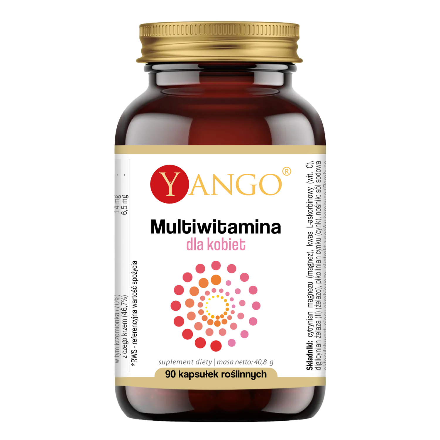 Yango Multiwitamina dla kobiet, 90 kapsułek