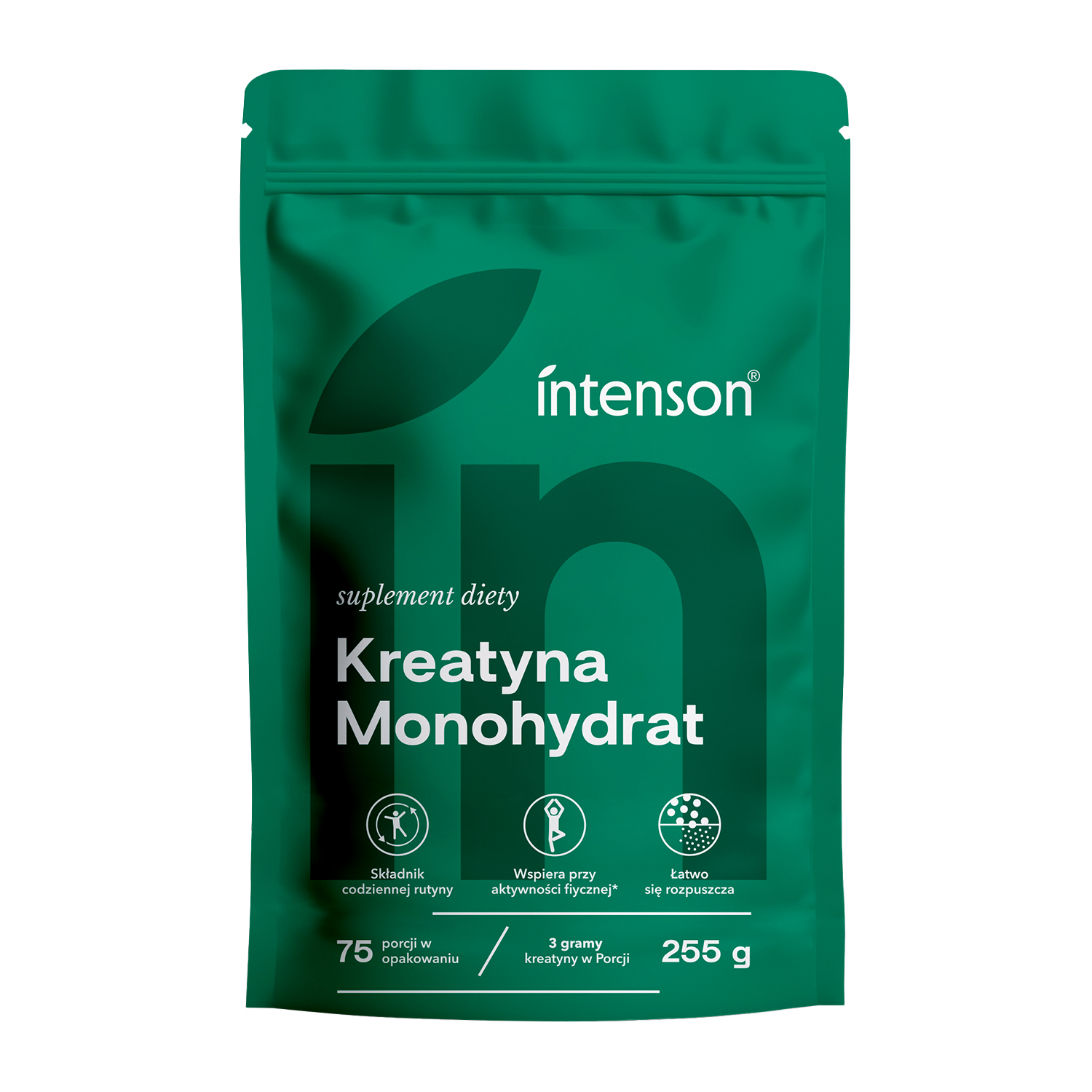 Intenson Kreatyna Monohydrat Pure, smak naturalny, 255 g