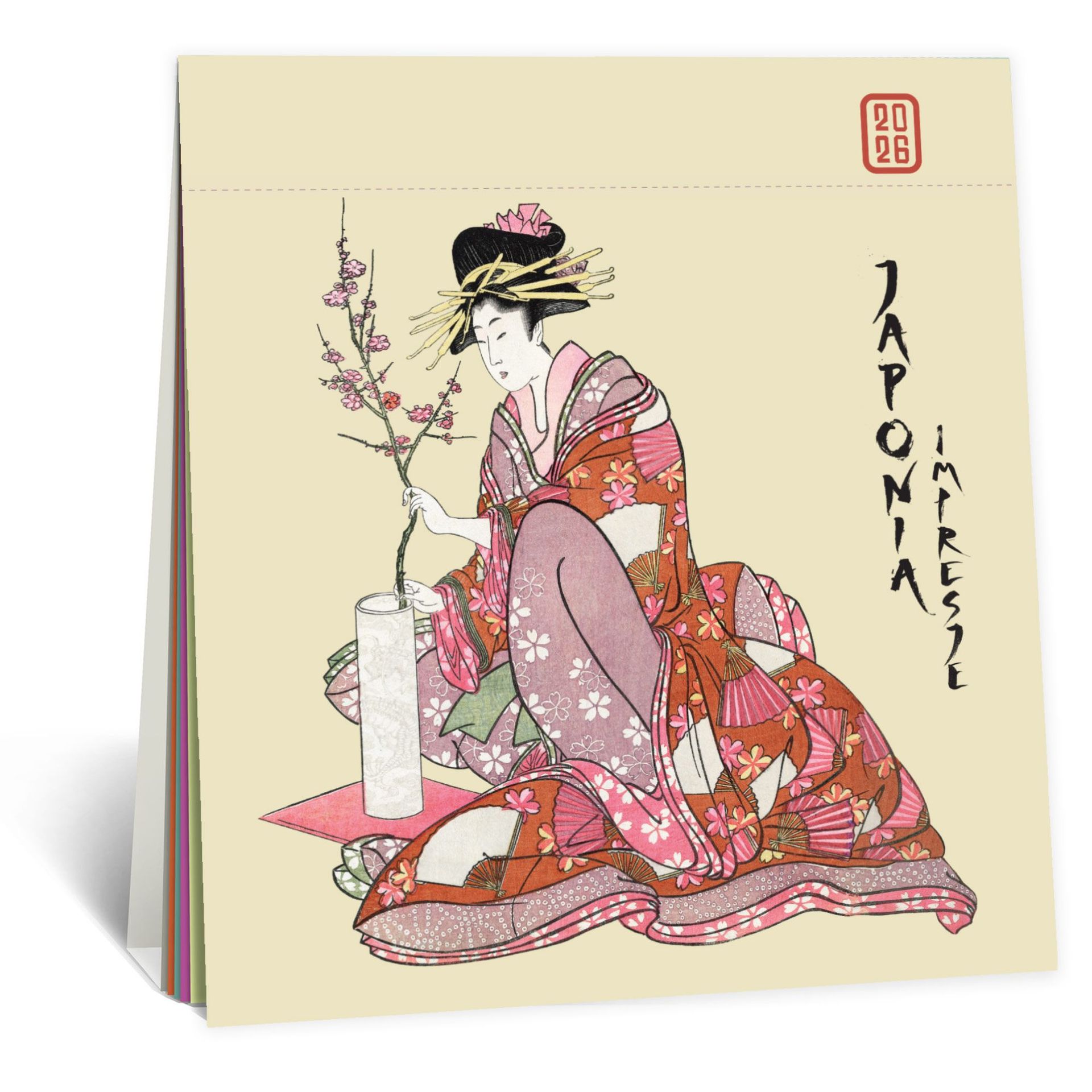 Kalendarz 2026 biurkowy Japoński - kalendarz