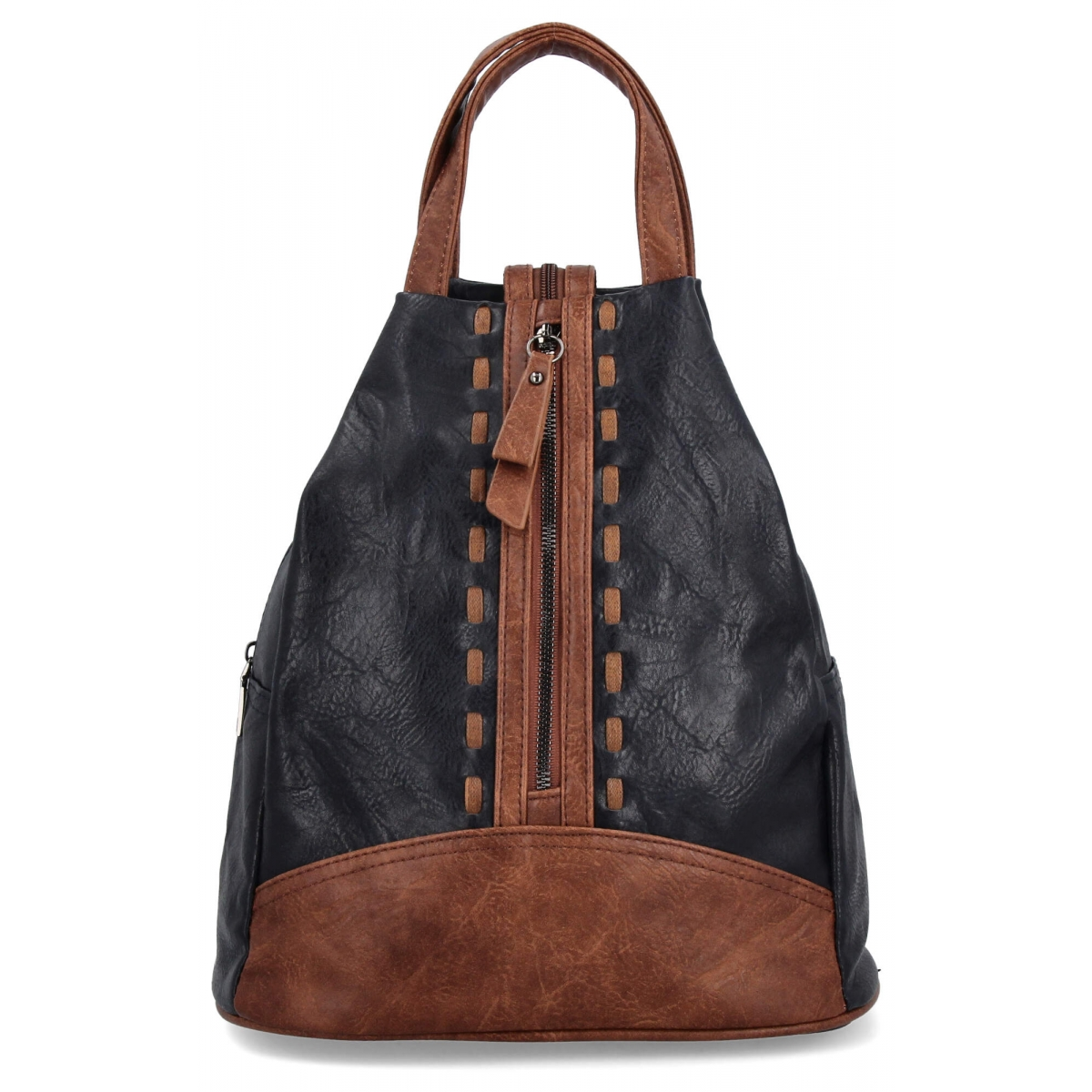 Miejski Plecaczek Damski firmy Herisson 15-2B319 Granatowy