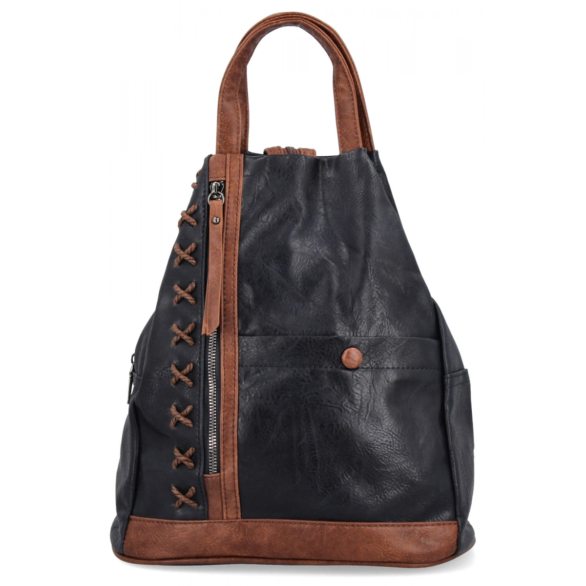 Stylowy Plecaczek Damski firmy Herisson 15-2B315 Granatowy