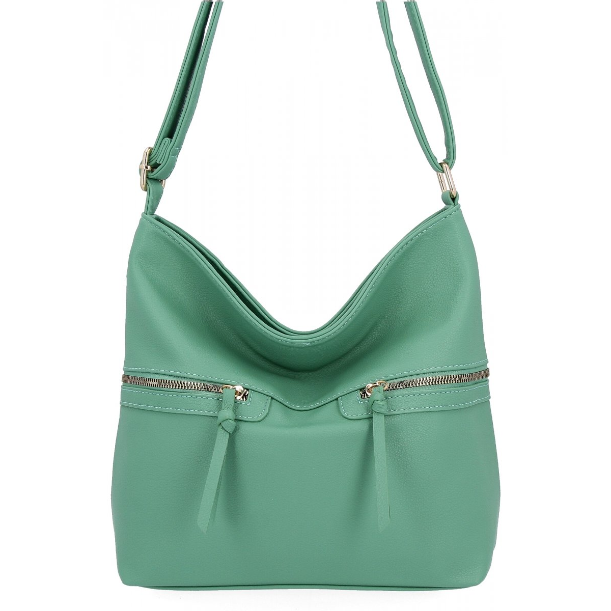 Uniwersalna Torebka Damska Listonoszka firmy Herisson 1052L2096 Jasno Zielona