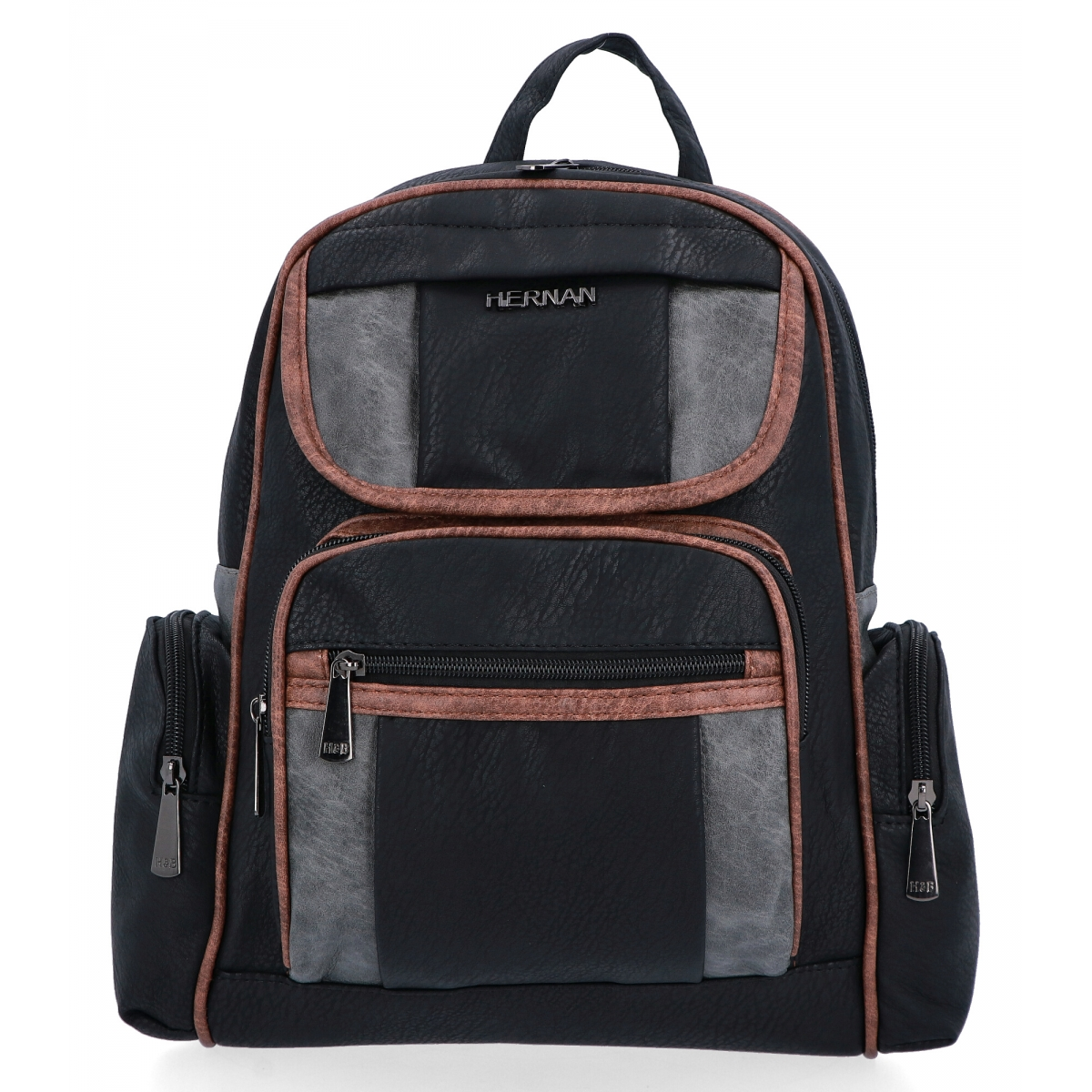 Uniwersalny Plecak Damski firmy Hernan 3181 Czarny/Szary