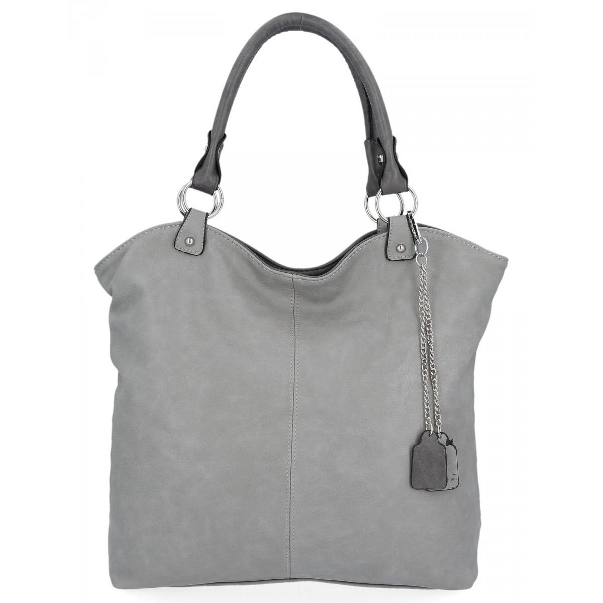 Torebka Uniwersalna Shopper Bag Hernan Jasno Szara HB0150