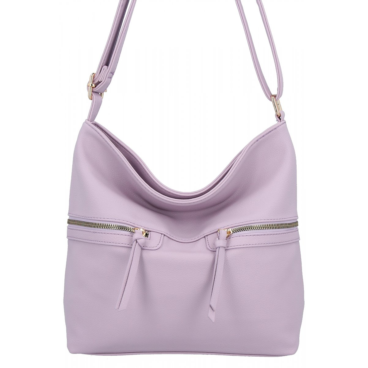 Uniwersalna Torebka Damska Listonoszka firmy Herisson 1052L2096 Jasno Fioletowa