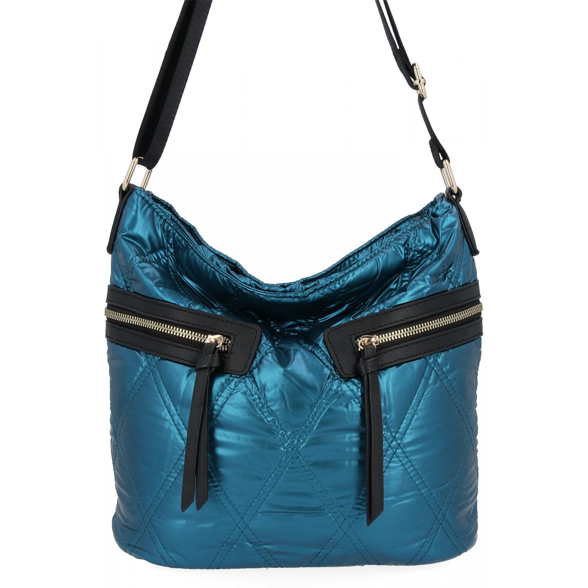 Pikowana Torebka Damska Listonoszka firmy Herisson 1252L80141 Morska