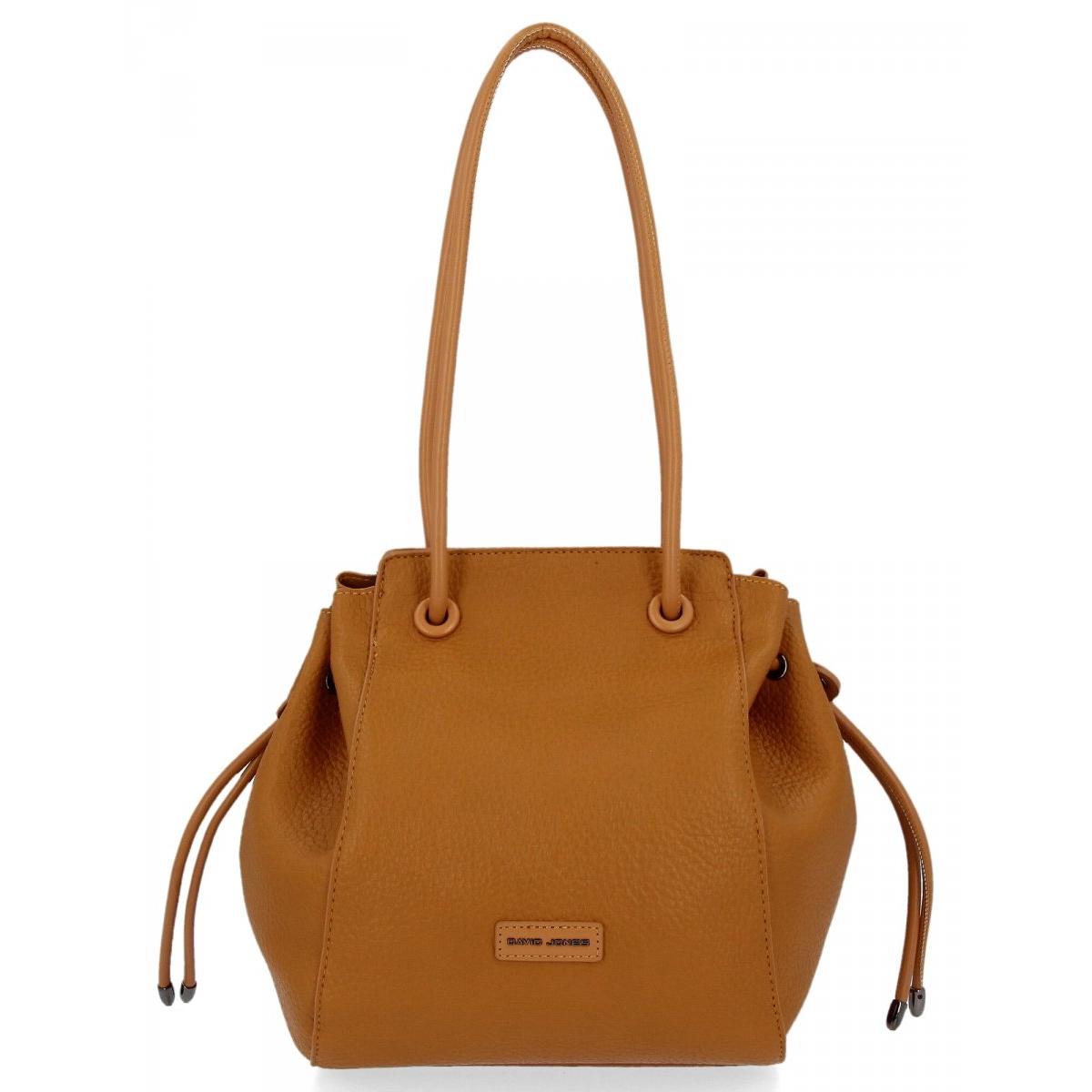 Torebka Damska Shopper Bag David Jones CM6406 Jasno Ruda