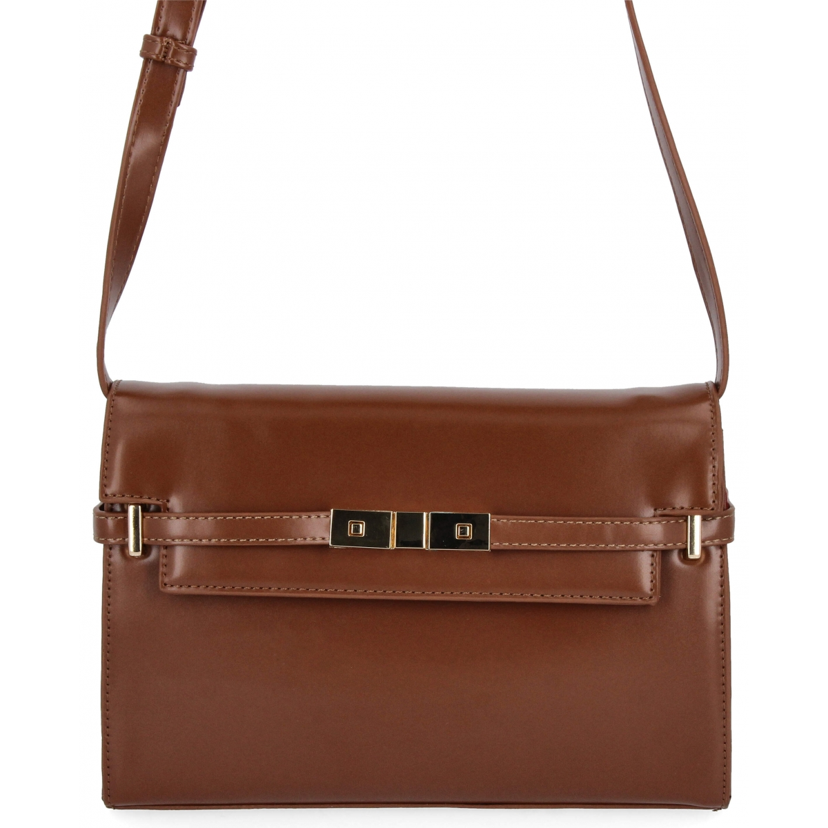 Elegancka Torebka Damska Listonoszka firmy Herisson 17R506 Ruda