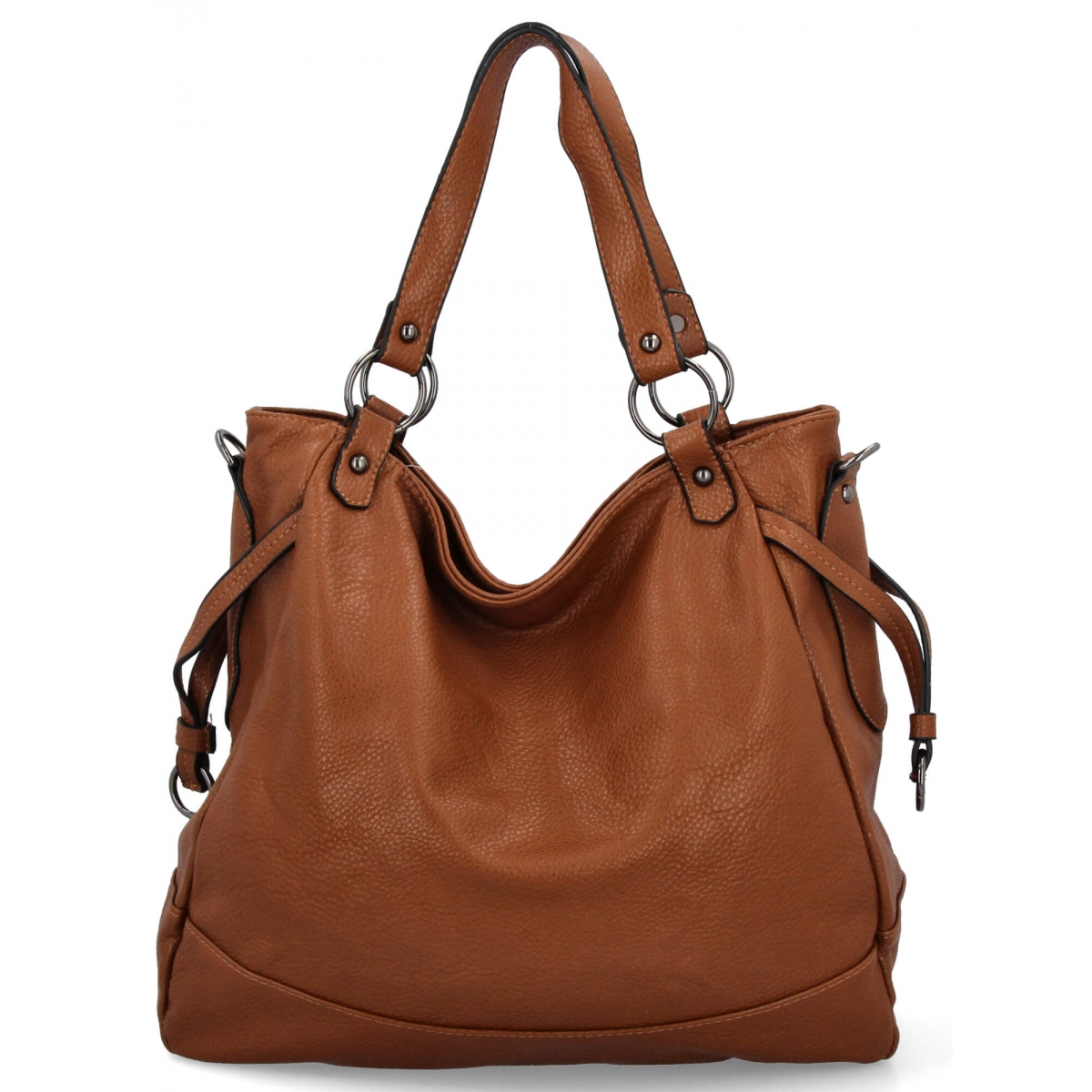 Uniwersalna Torebka Damska XL firmy Hernan HB982 Jasno Ruda