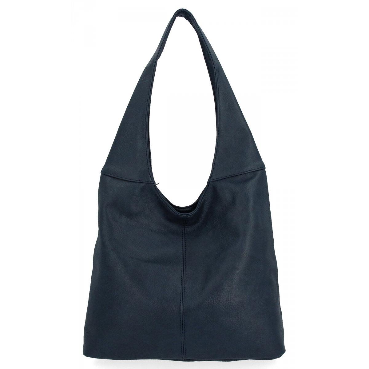 Uniwersalne Torebki Damskie Shopper Bag firmy Hernan HB0141 Granatowa