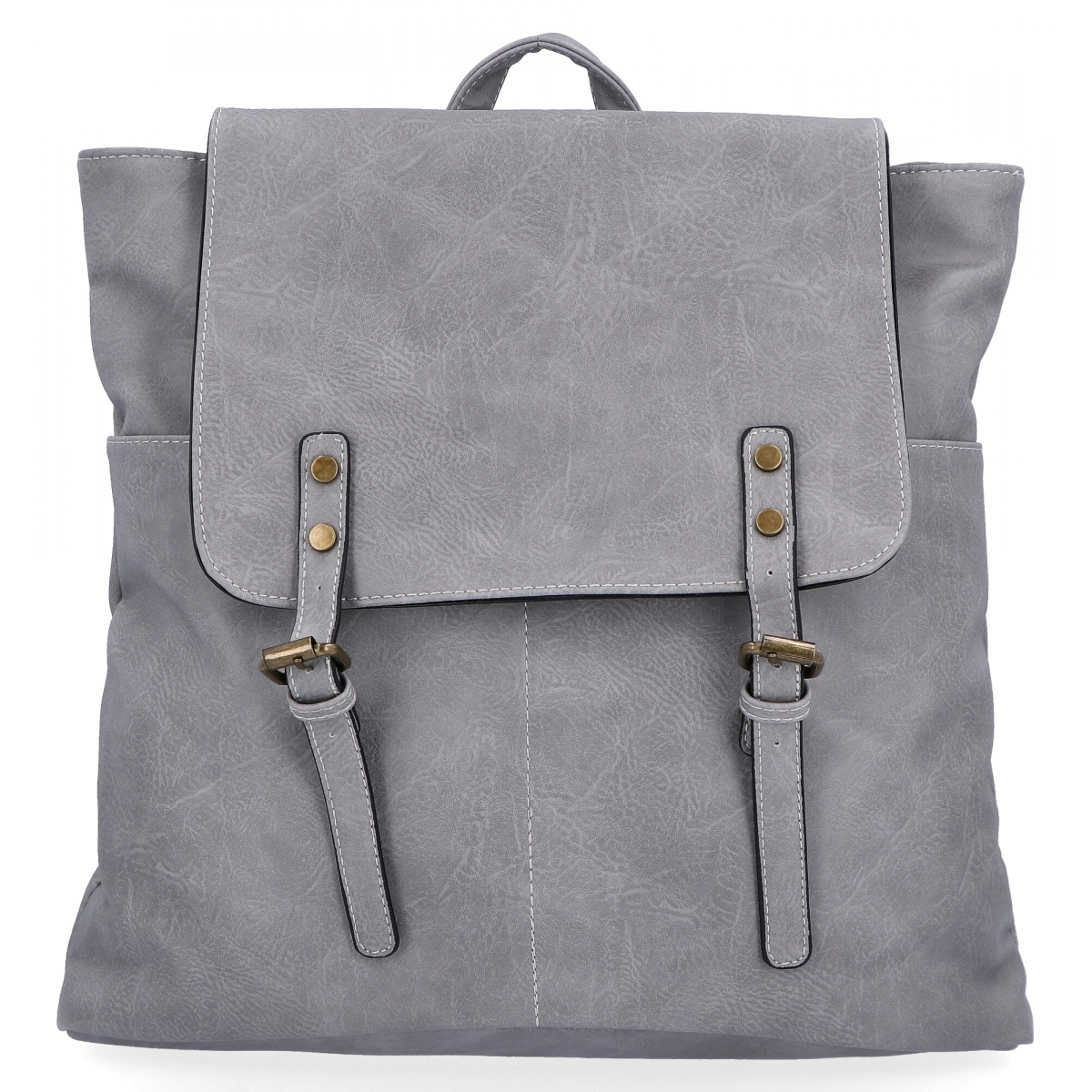 Plecak Damski Vintage XL firmy Hernan HB0230 Jasno Szary