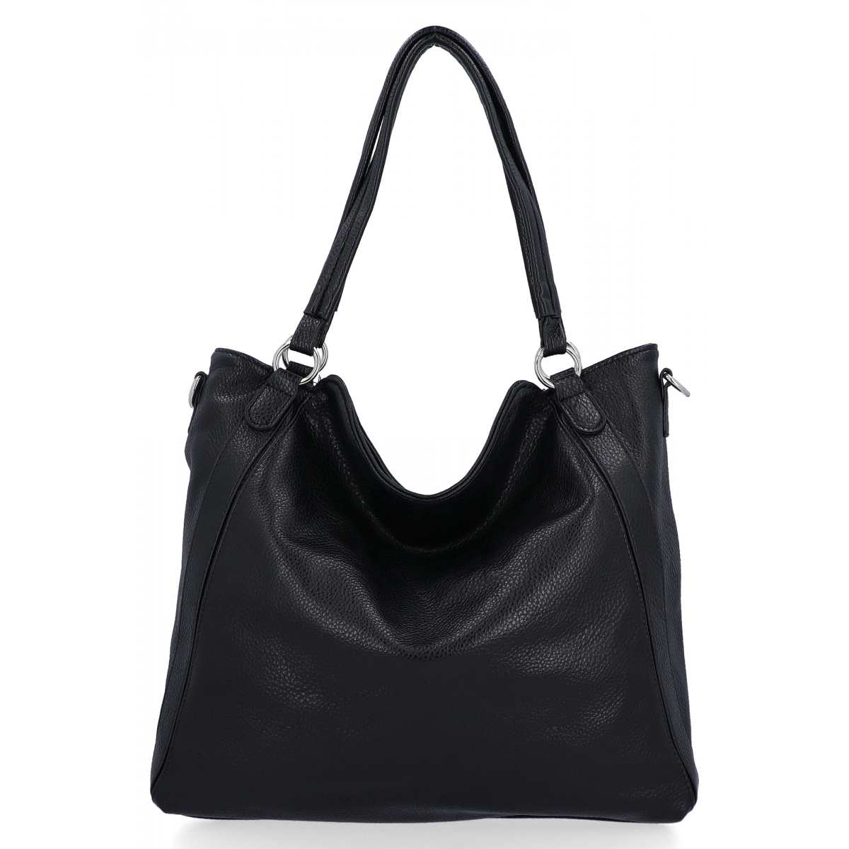 Torebka Damska Shopper Bag XL firmy Hernan HB0337 Czarna