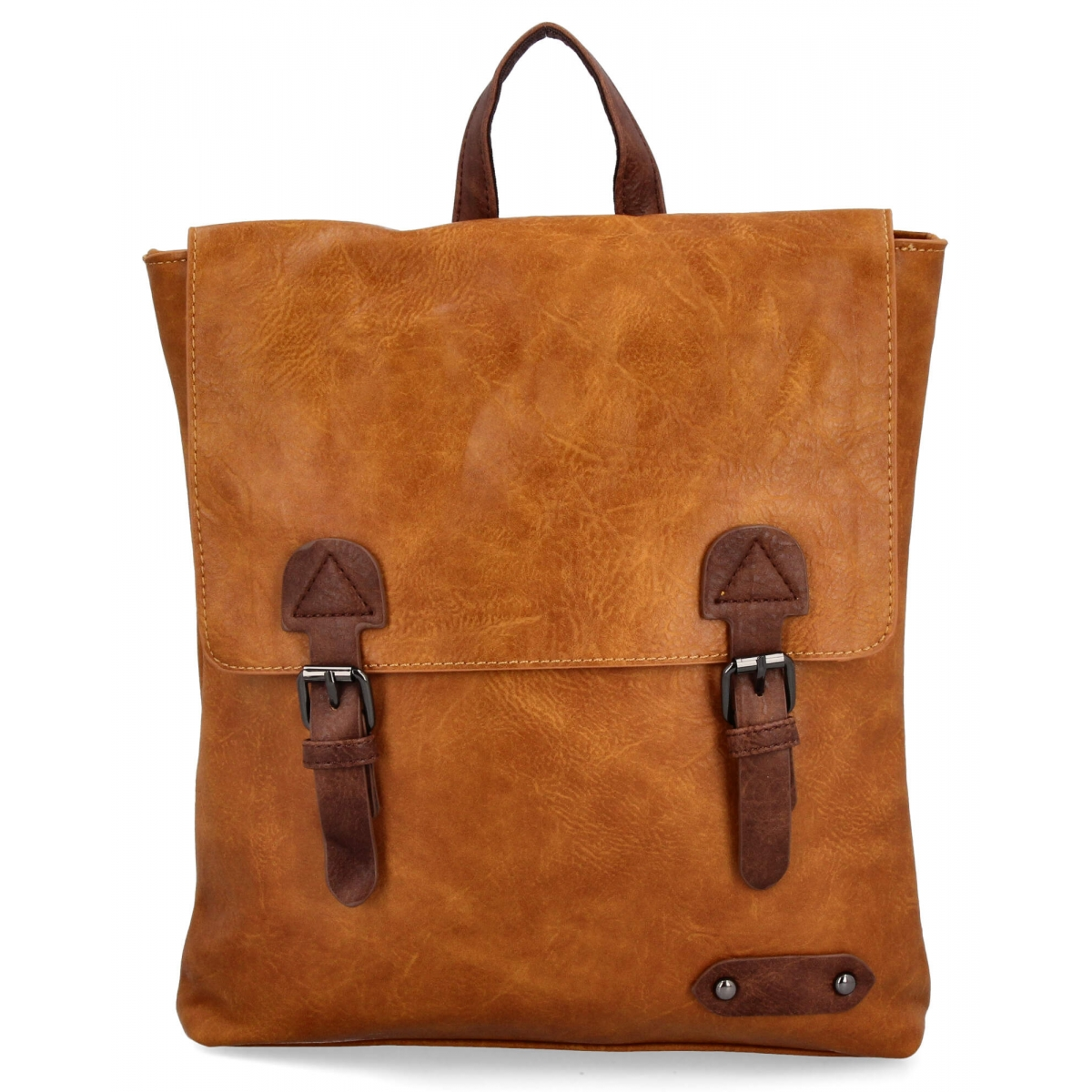 Plecak Damski Vintage firmy Herisson 1502H449 Jasno Rudy