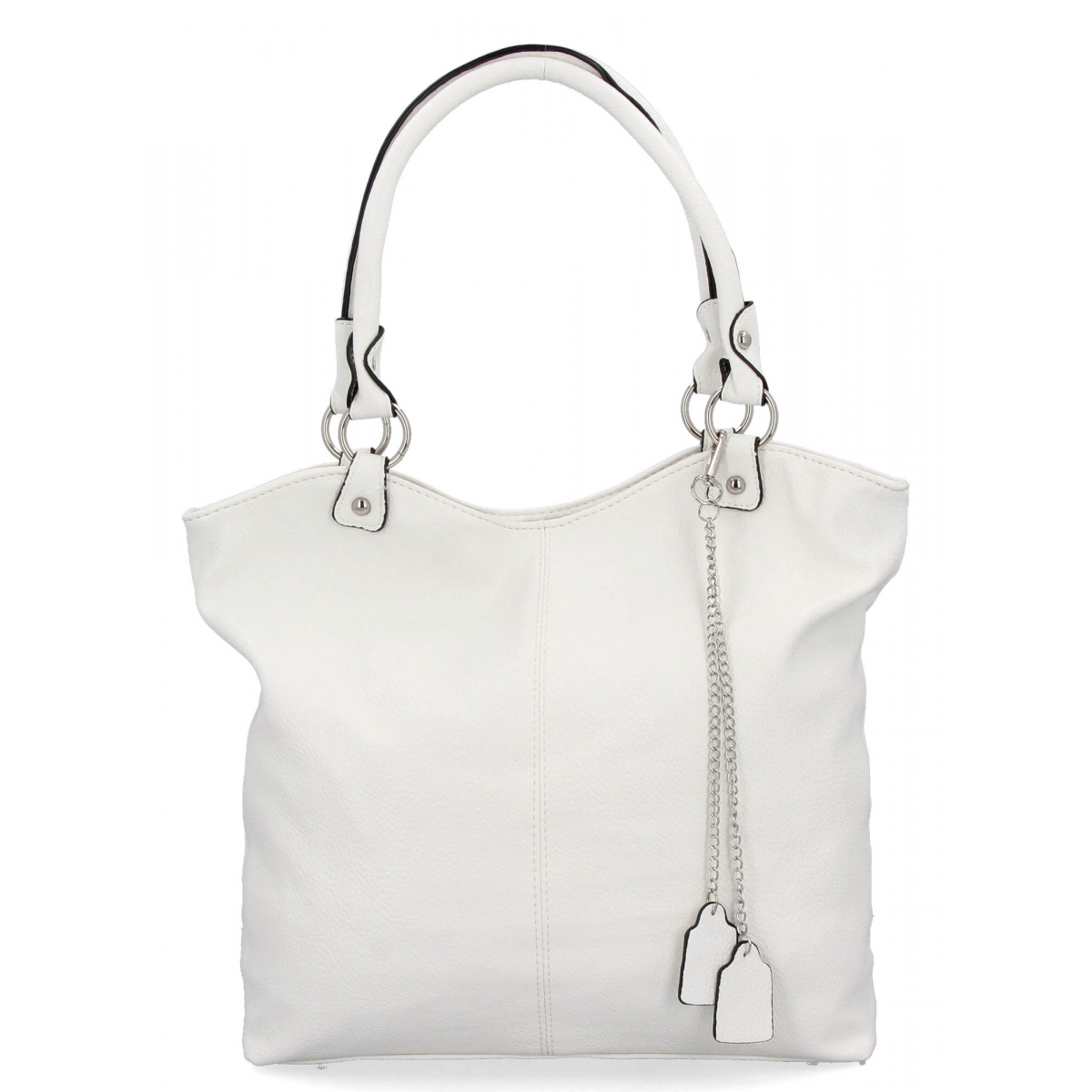 Torebka Uniwersalna Shopper Bag Hernan HB0150 Biała