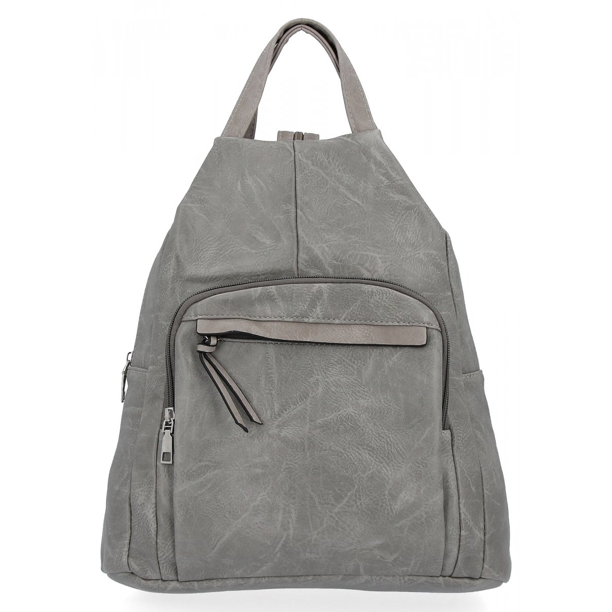 Miejski Plecak Damski Na Co Dzień firmy Hernan HB0370 Jasno Szary