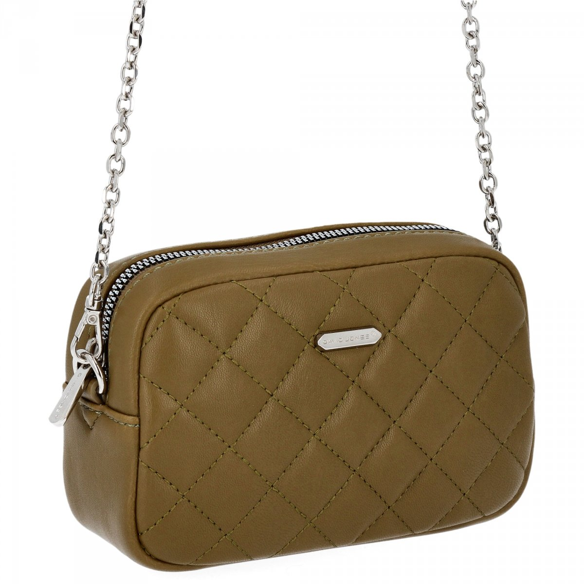 Torebka Mała Listonoszka David Jones Khaki CM6278