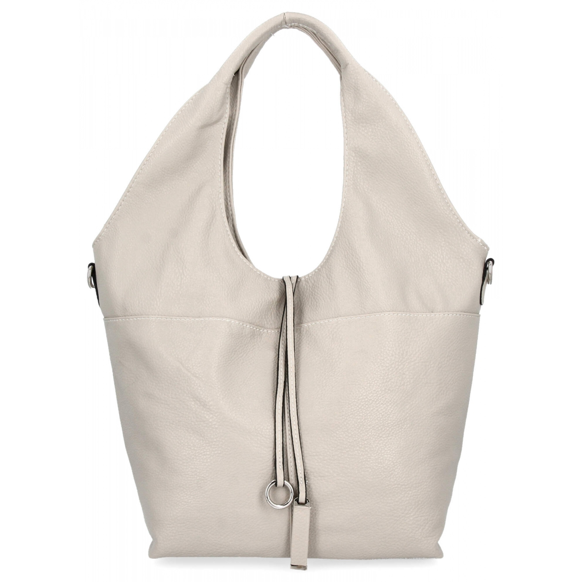 Torebka Damska Shopper Bag firmy Hernan HB0325 Beżowa