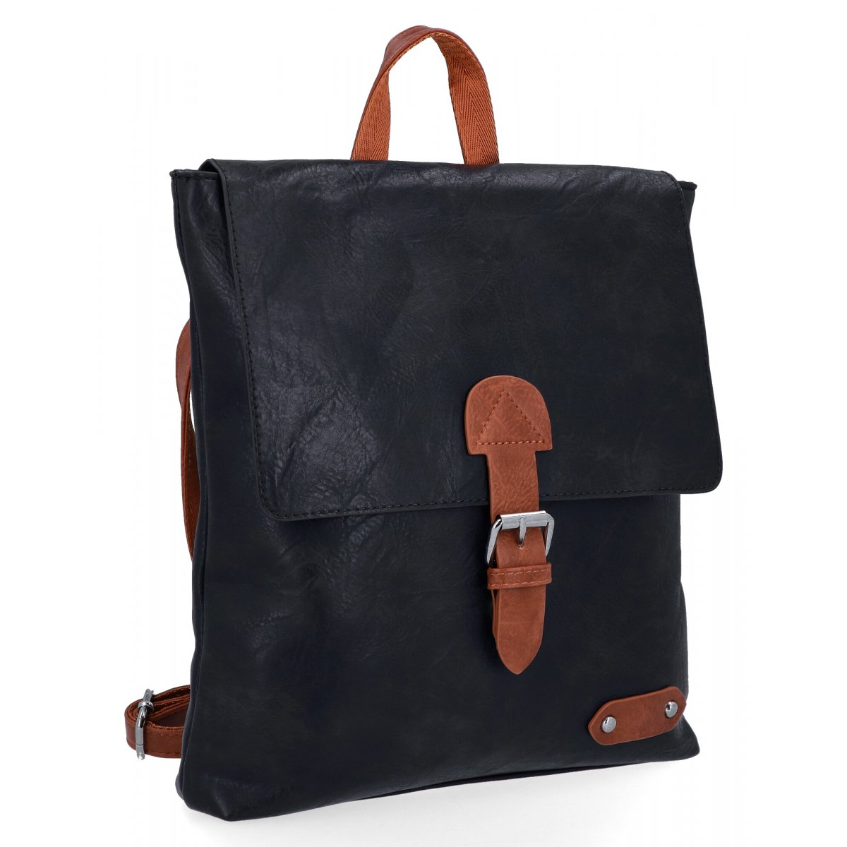 Plecak Damski w Stylu Vintage firmy Herisson 1502H450 Czarny