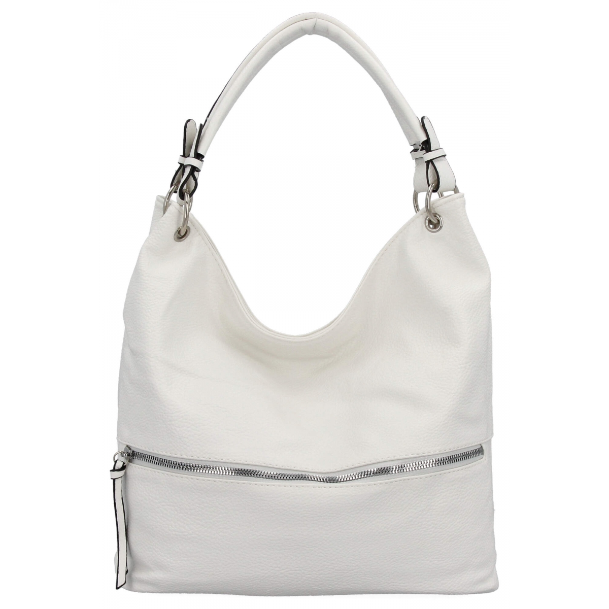 Uniwersalna Torebka Damska XL firmy Hernan HB0386 Biała