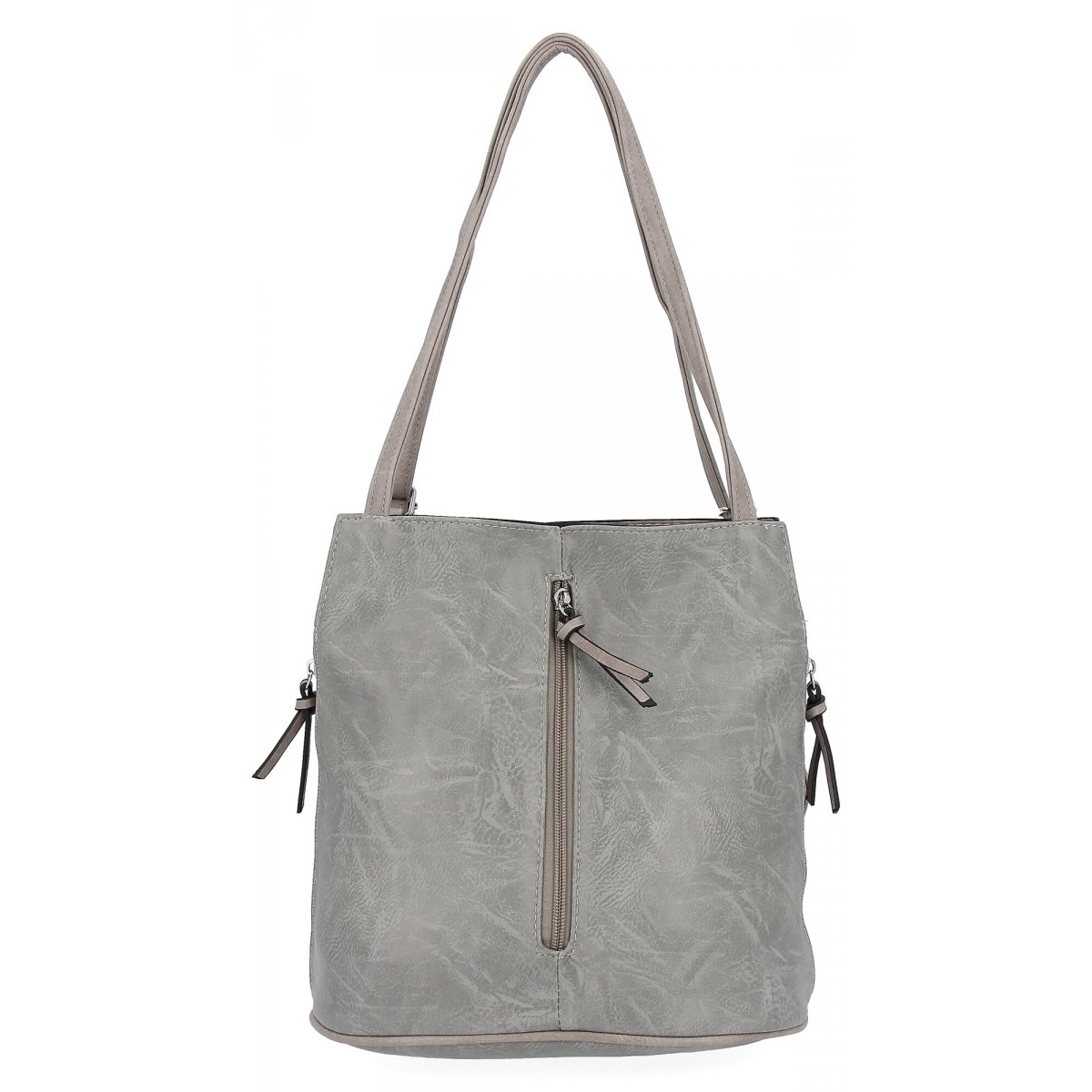 Torebka Damska z Funkcją Plecaka firmy Hernan HB0212-1 Jasno Szara/Szara