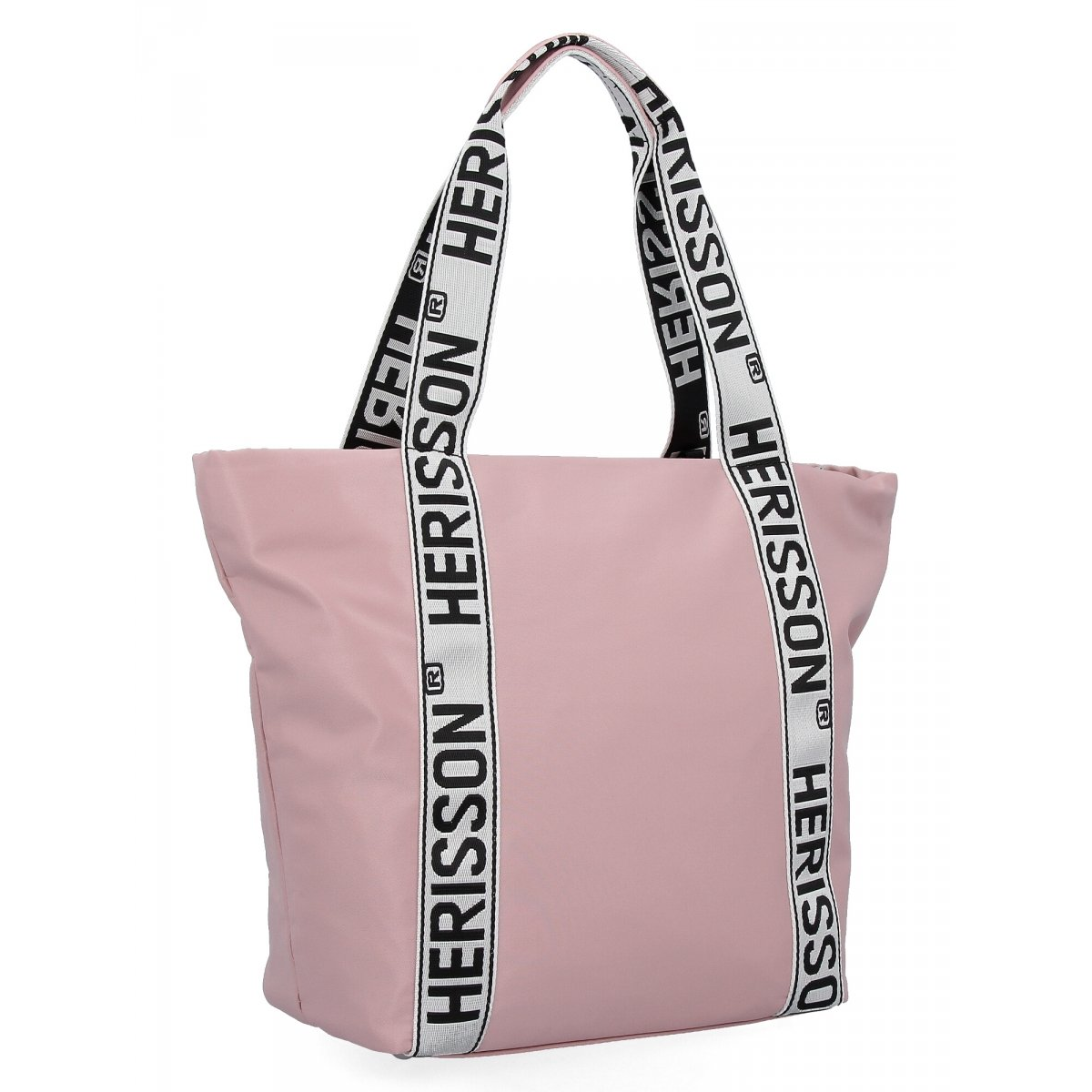 Modna Torebka Damska Shopper Bag firmy Herisson 1502H431 Pudrowy Róż