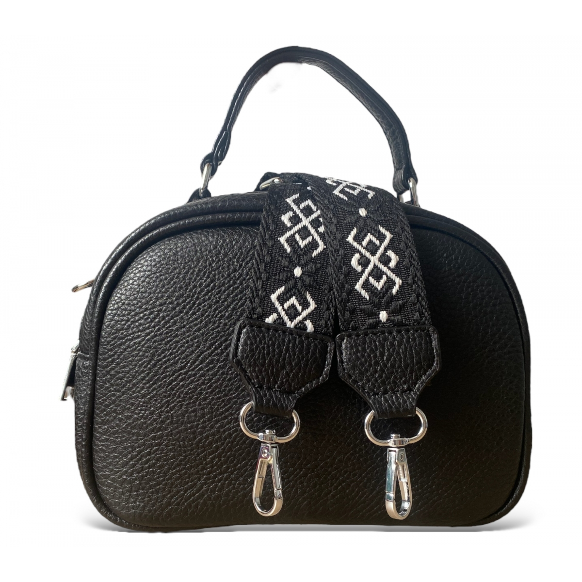 Mała Torebka Damska Listonoszka firmy Herisson 1352H2023-203 Czarna