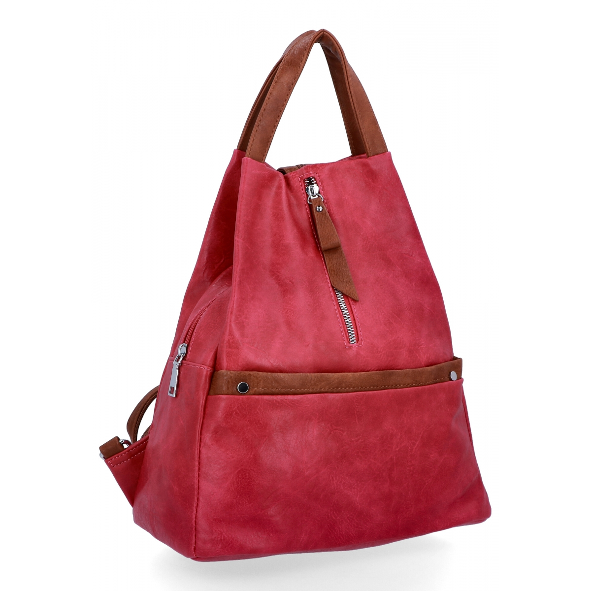 Miejski Plecak Damski firmy Herisson HR1452B587 Fuksjowy