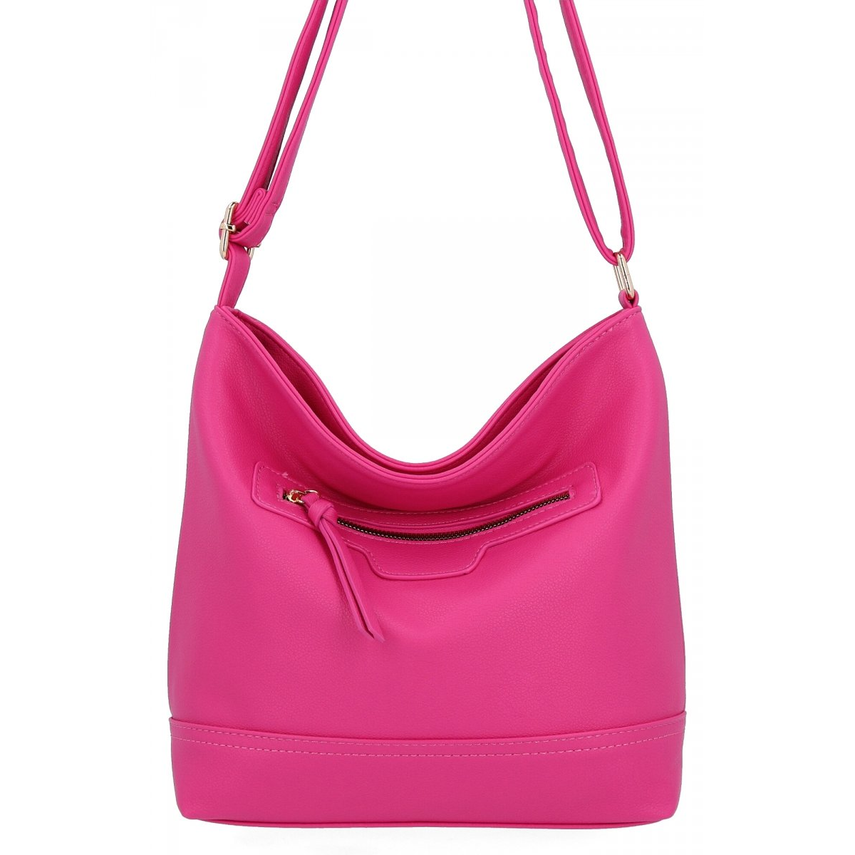 Torebka Damska Listonoszka firmy Herisson 1052L2081 Fuksjowa