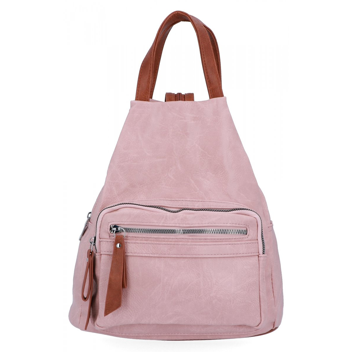 Modny Plecak Damski firmy Herisson 1502H308 Pudrowy Róż