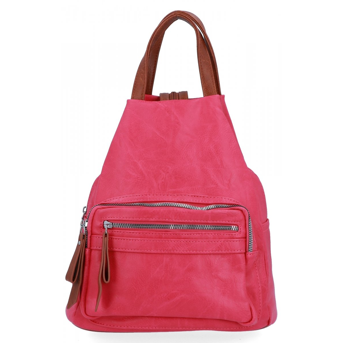 Modny Plecak Damski firmy Herisson 1502H308 Fuksjowy