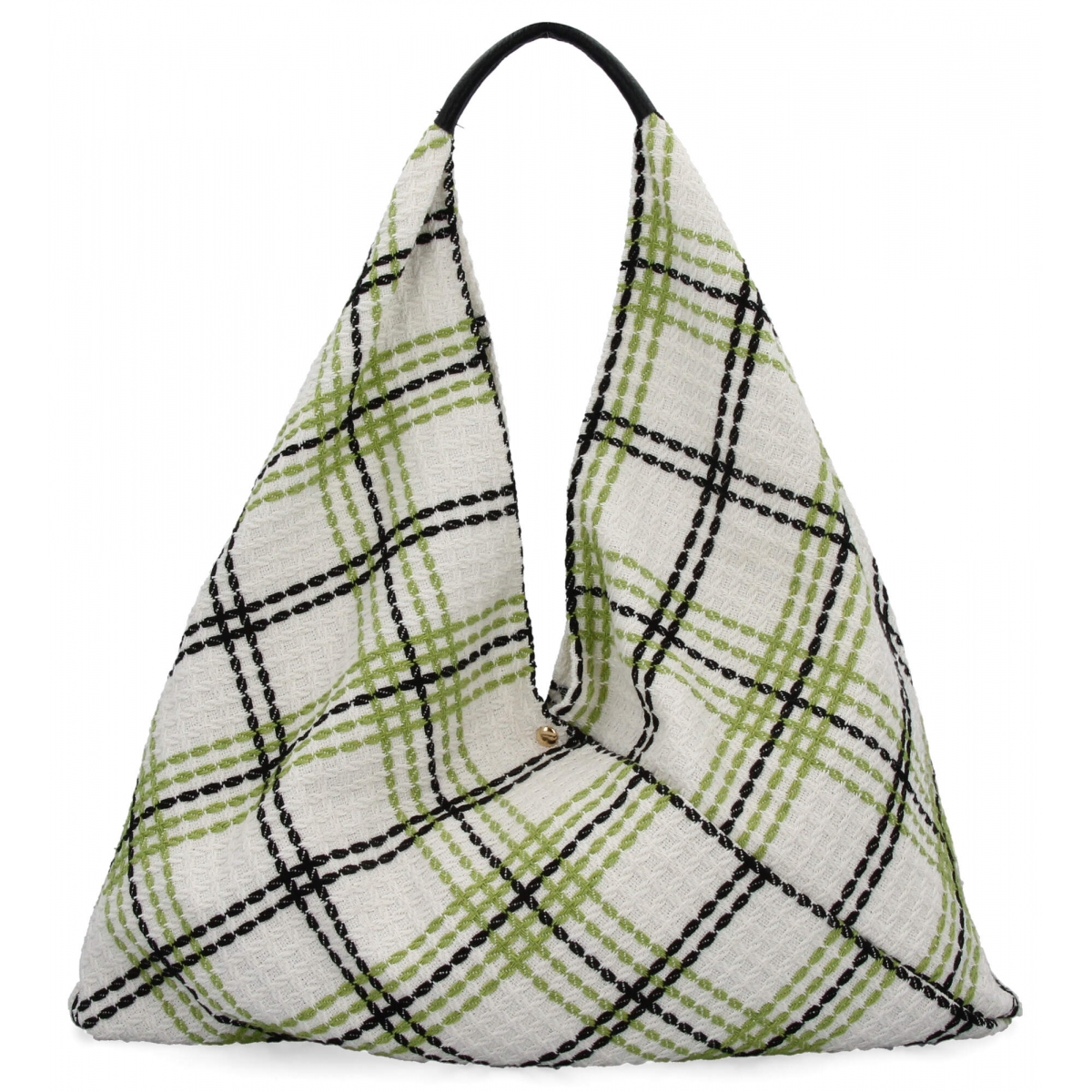 Włoska Torebka Shopper bag w Modne Wzory 835 Multikolor