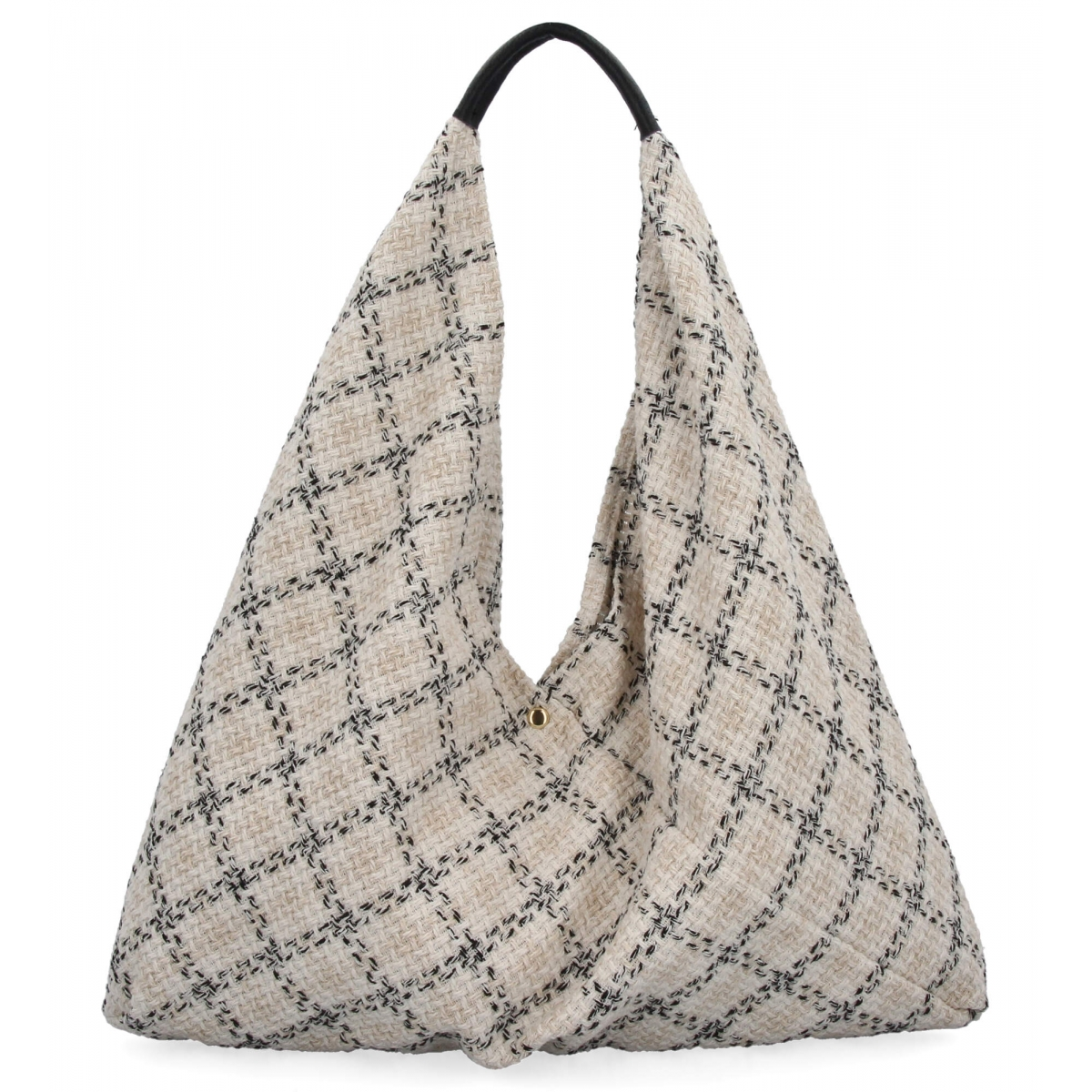 Włoska Torebka Shopper bag w Modne Wzory 835 Multikolor