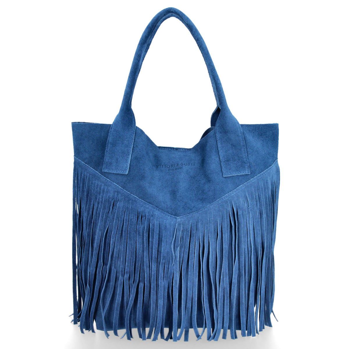 Firmowy Włoski Shopper w stylu Boho Vittoria Gotti Jeans