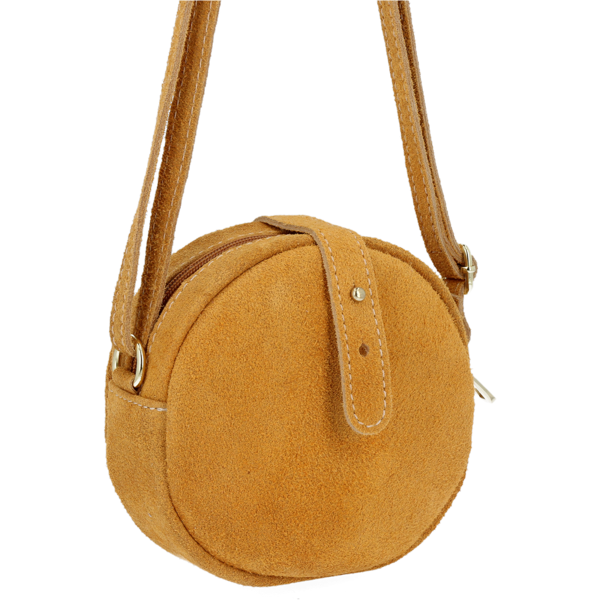 Torebka Skórzana Listonoszka Vittoria Gotti Jasno Ruda V20CMS