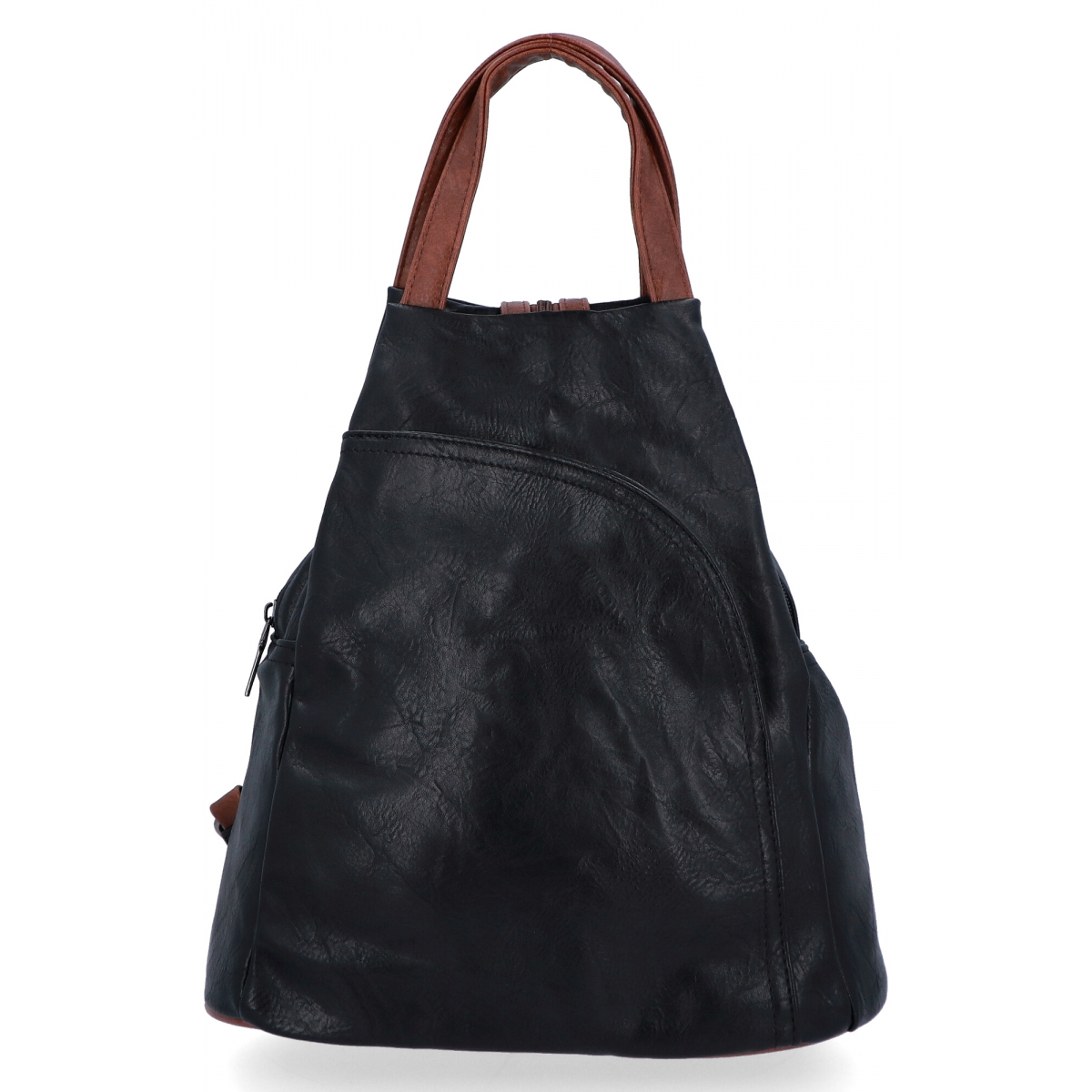 Miejski Plecak Damski firmy Herisson 1502L32 Czarny/Ziemisty