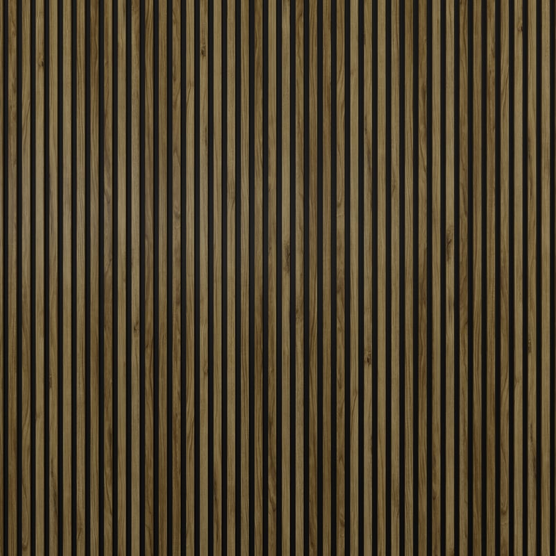 Panele ścienne lamele na HDF 270x24.5 cm czarny catania 5 lameli