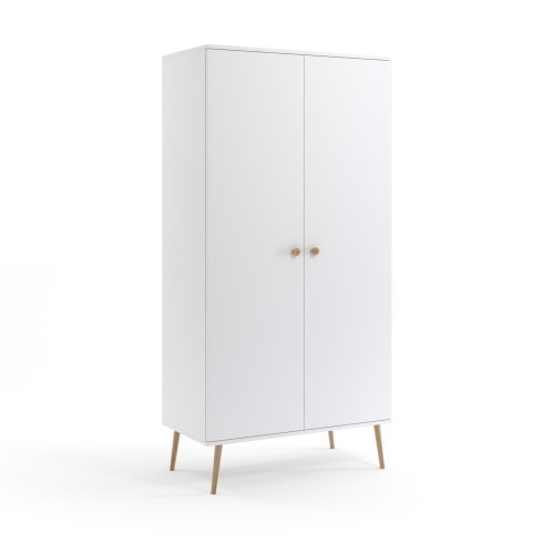 Szafa biała Harmony - drążek i 2 półki