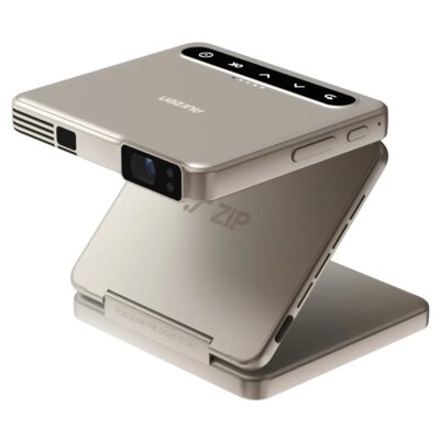 AURZEN Projektor Zip Tri-Fold Mini HD (1280 x 720), 100 ANSI lumen, Wi-Fi, Bluetooth Złoty