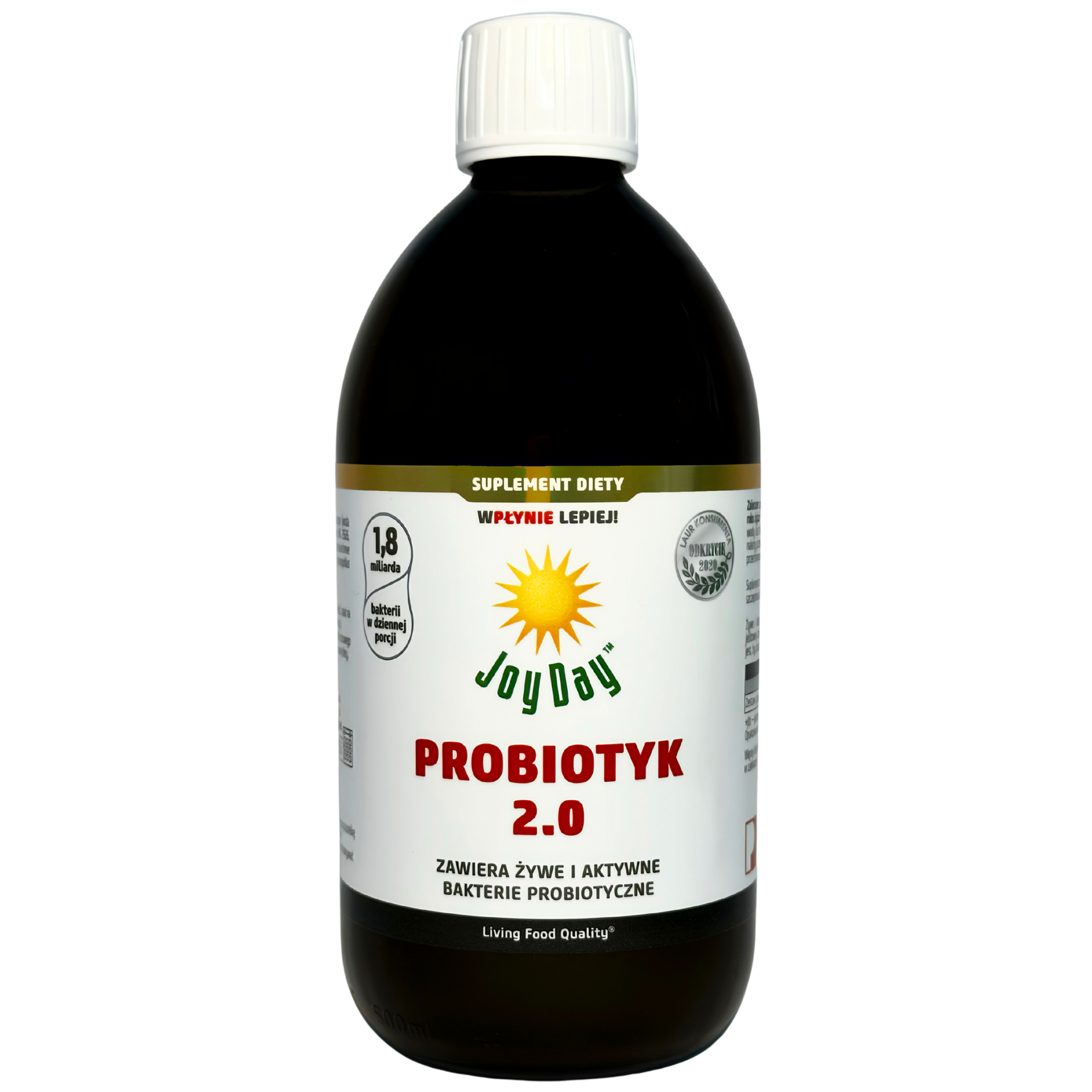 Joy Day Probiotyk 2.0, ekologiczny, 500 ml