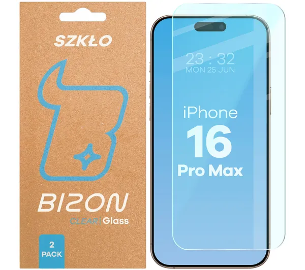 Bizon Clear Duo do iPhone 16 Pro Max