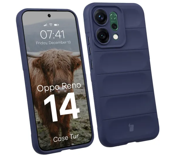 Bizon Pancerne Tur do Oppo Reno 14 Granatowy