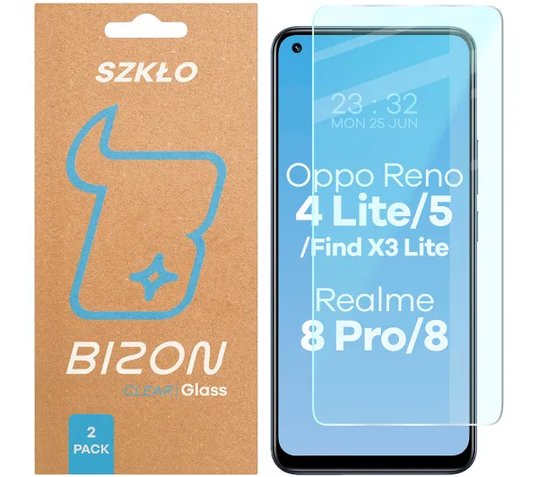 Bizon Clear Duo do Oppo Reno 4 Lite / Oppo Reno 5 / Realme 8 / 8 Pro